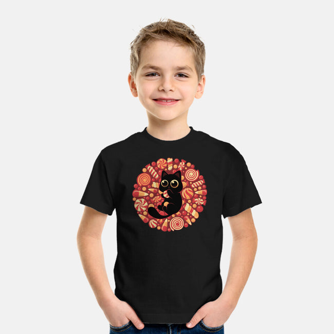 Kitty Candyland-Youth-Basic-Tee-erion_designs