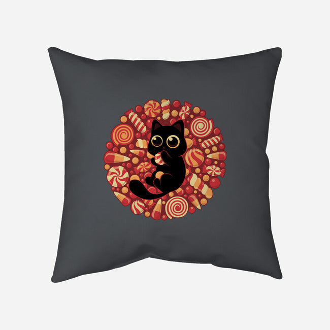 Kitty Candyland-None-Non-Removable Cover w Insert-Throw Pillow-erion_designs