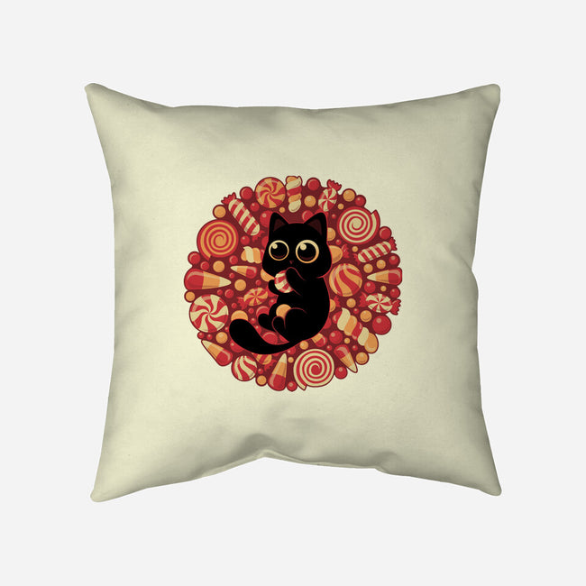 Kitty Candyland-None-Non-Removable Cover w Insert-Throw Pillow-erion_designs