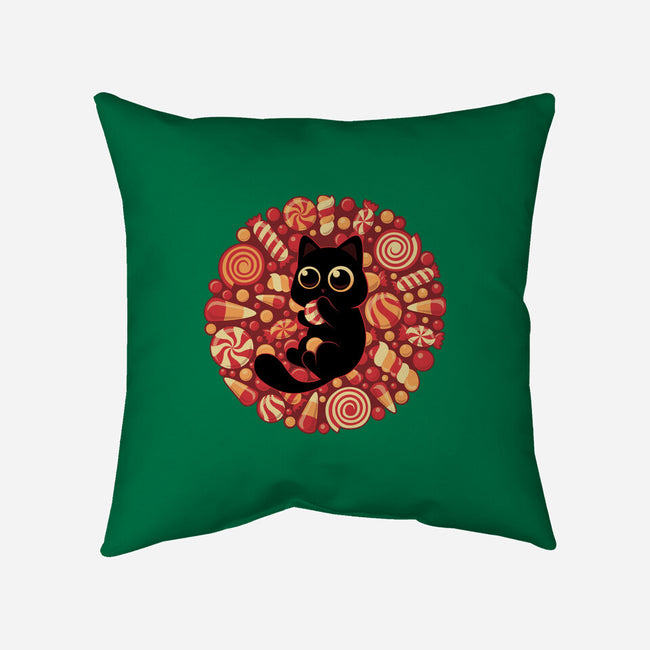 Kitty Candyland-None-Non-Removable Cover w Insert-Throw Pillow-erion_designs