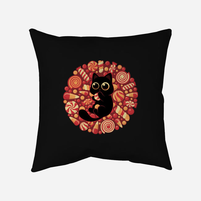 Kitty Candyland-None-Removable Cover-Throw Pillow-erion_designs