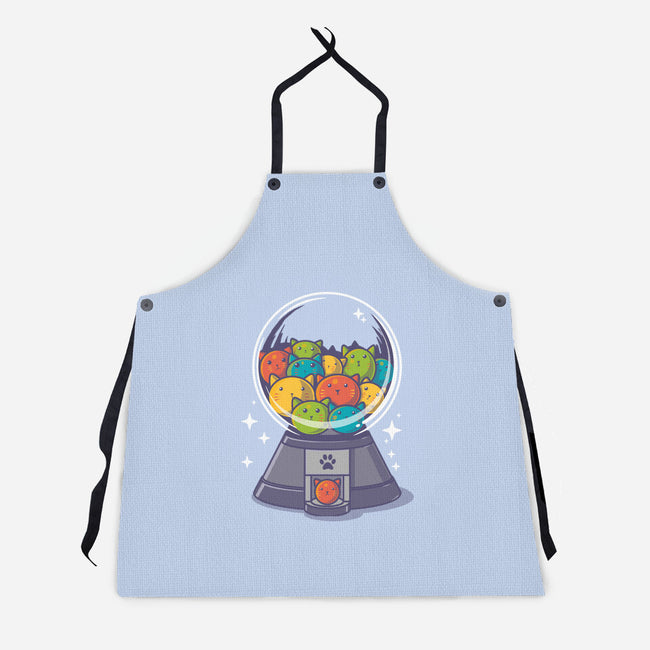 Candy Cat Machine-Unisex-Kitchen-Apron-erion_designs