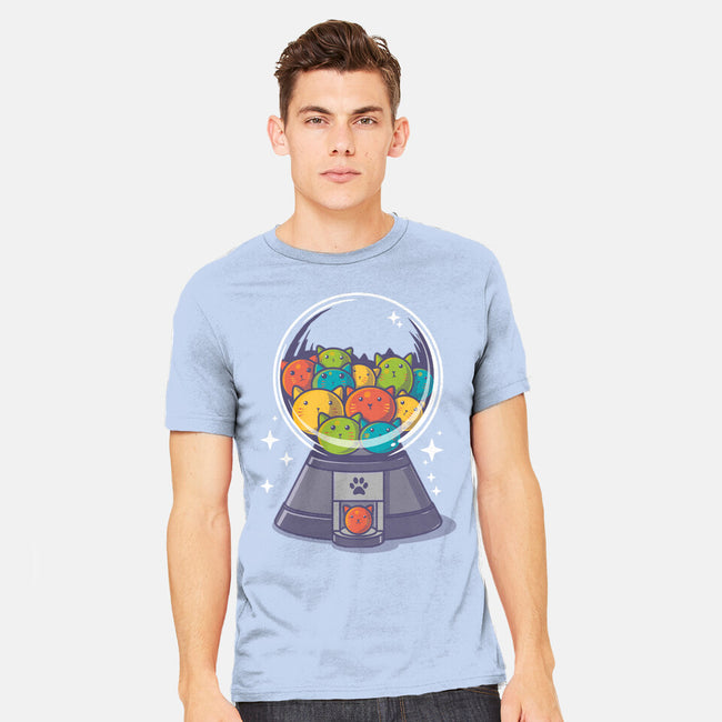 Candy Cat Machine-Mens-Heavyweight-Tee-erion_designs