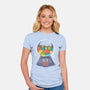 Candy Cat Machine-Womens-Fitted-Tee-erion_designs