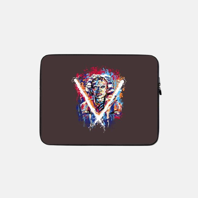 Painting Of A Rebel-None-Zippered-Laptop Sleeve-zascanauta