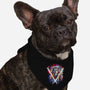Painting Of A Rebel-Dog-Bandana-Pet Collar-zascanauta