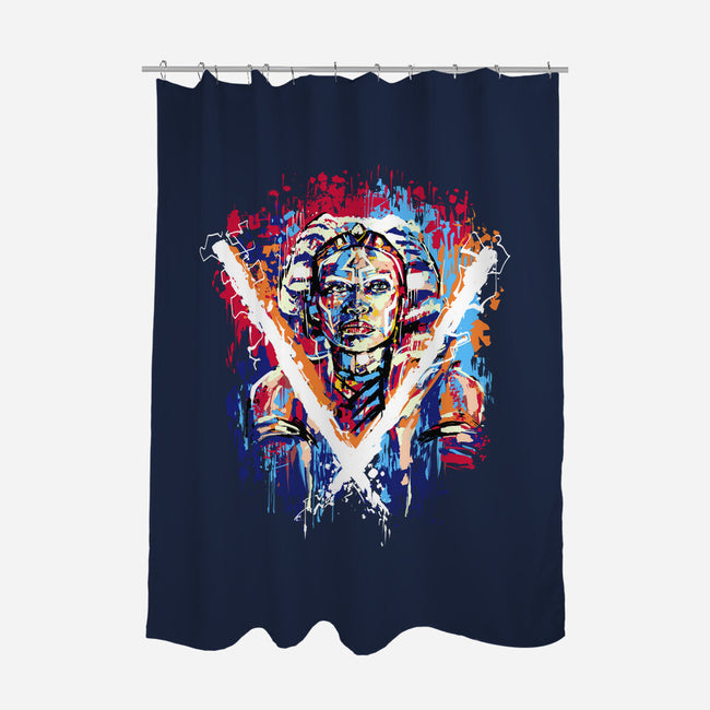 Painting Of A Rebel-None-Polyester-Shower Curtain-zascanauta