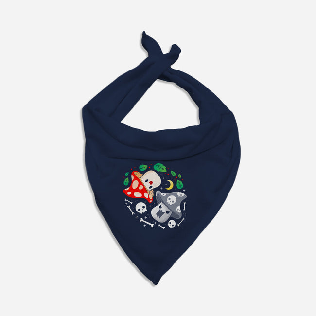 Dead Alive Mushrooms-Cat-Bandana-Pet Collar-Vallina84