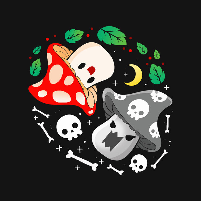 Dead Alive Mushrooms-Womens-Off Shoulder-Sweatshirt-Vallina84