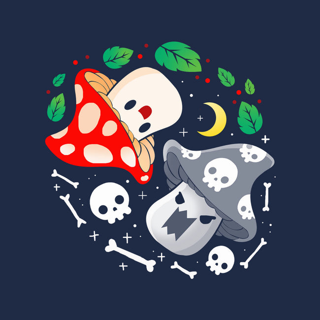 Dead Alive Mushrooms-Womens-V-Neck-Tee-Vallina84