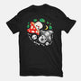 Dead Alive Mushrooms-Womens-Fitted-Tee-Vallina84