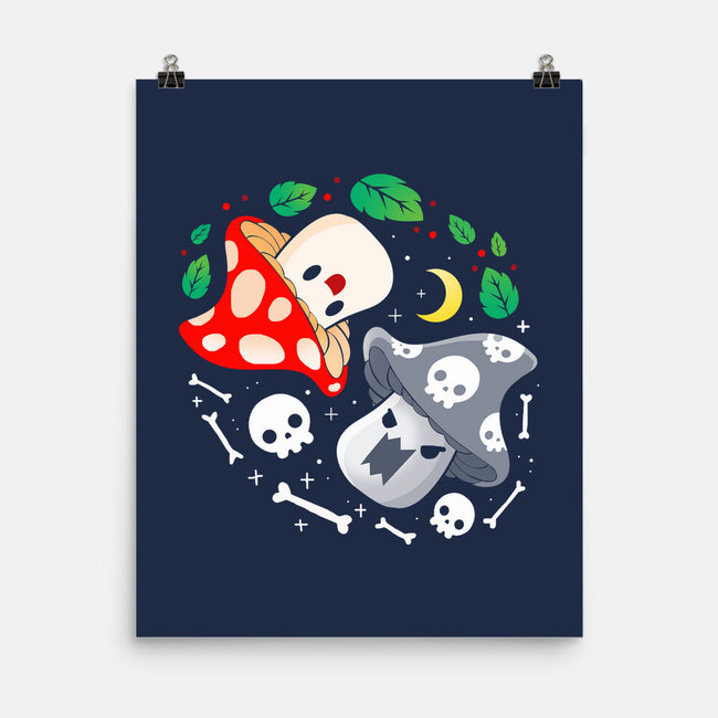 Dead Alive Mushrooms-None-Matte-Poster-Vallina84