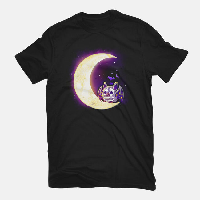 Bat Sweet Moon-Mens-Basic-Tee-Vallina84