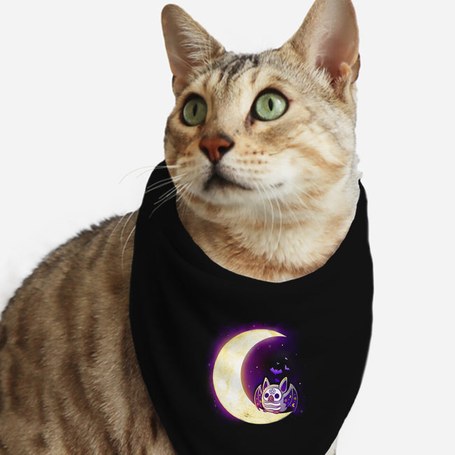 Bat Sweet Moon-Cat-Bandana-Pet Collar-Vallina84