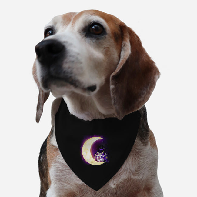 Bat Sweet Moon-Dog-Adjustable-Pet Collar-Vallina84