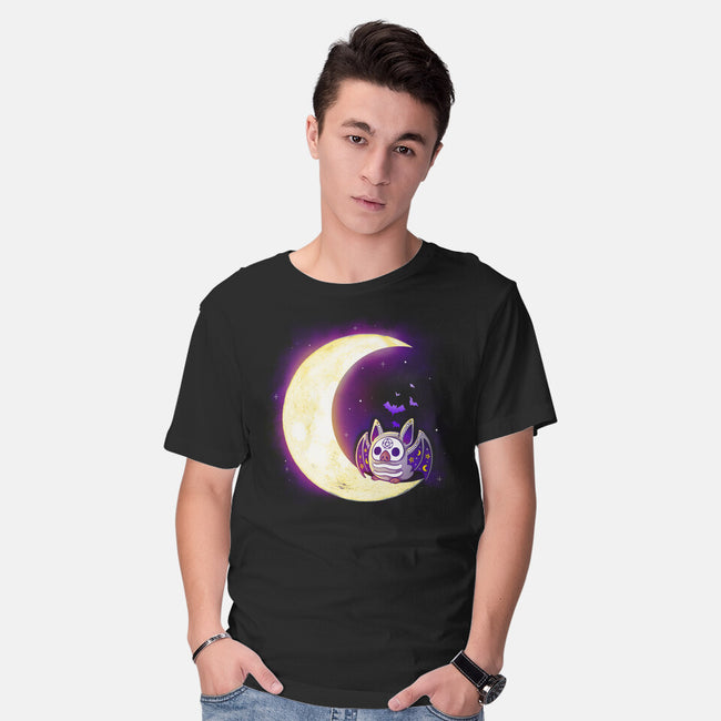 Bat Sweet Moon-Mens-Basic-Tee-Vallina84