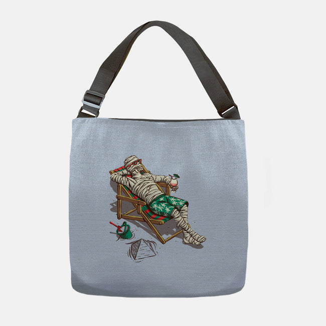 Mummy On Vacation-None-Adjustable Tote-Bag-Ramos