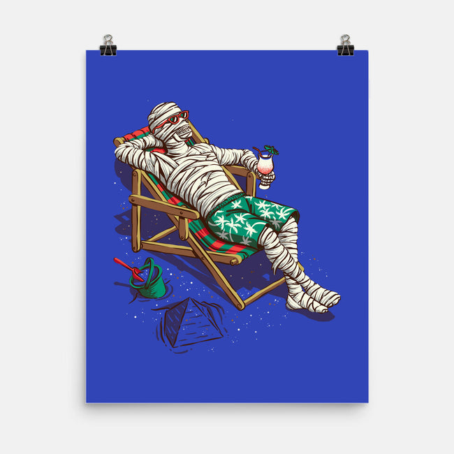 Mummy On Vacation-None-Matte-Poster-Ramos