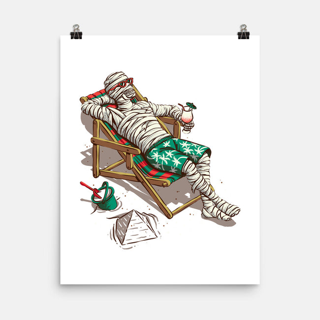 Mummy On Vacation-None-Matte-Poster-Ramos