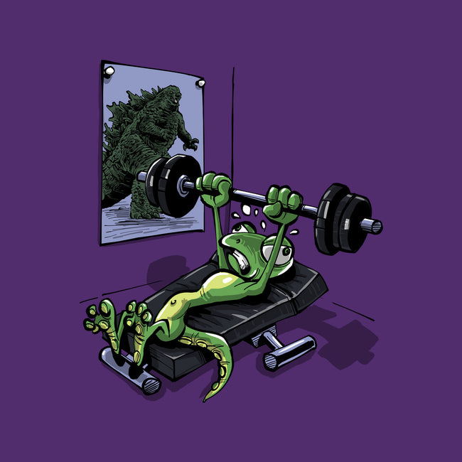 Training For Kaiju-None-Polyester-Shower Curtain-zascanauta