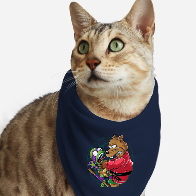 Why You Little Turtle Don-Cat-Bandana-Pet Collar-yellovvjumpsuit