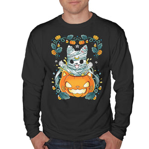 Mummy Pumpkin Cat