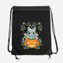 Mummy Pumpkin Cat-None-Drawstring-Bag-Vallina84