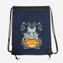 Mummy Pumpkin Cat-None-Drawstring-Bag-Vallina84