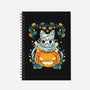 Mummy Pumpkin Cat-None-Dot Grid-Notebook-Vallina84