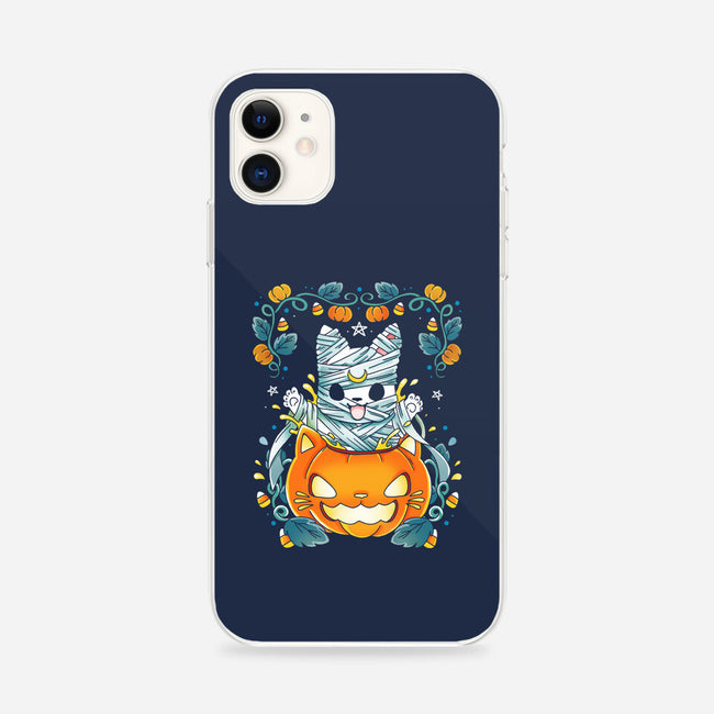 Mummy Pumpkin Cat-iPhone-Snap-Phone Case-Vallina84