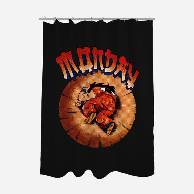 Monday Fight-None-Polyester-Shower Curtain-Tronyx79