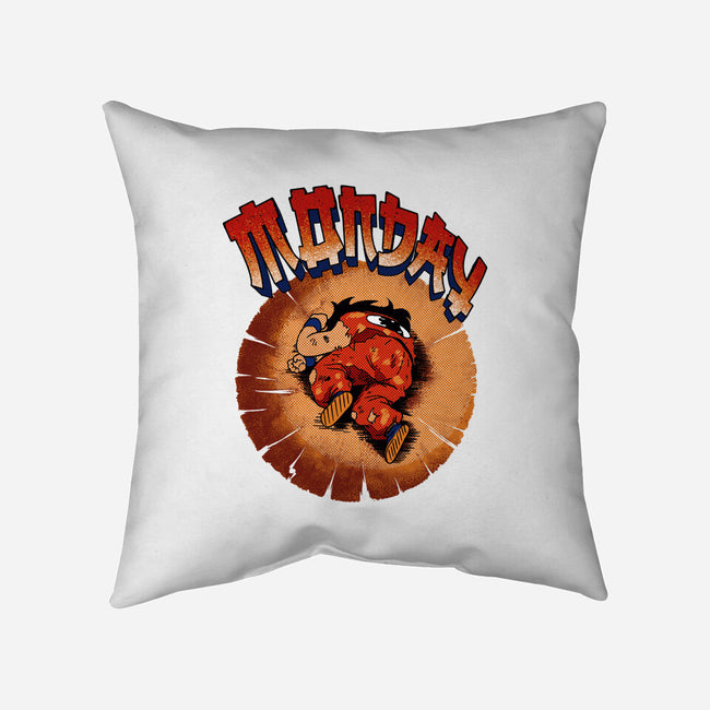 Monday Fight-None-Removable Cover-Throw Pillow-Tronyx79