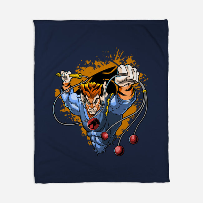 Tygra The Brother-None-Fleece-Blanket-Diego Oliver
