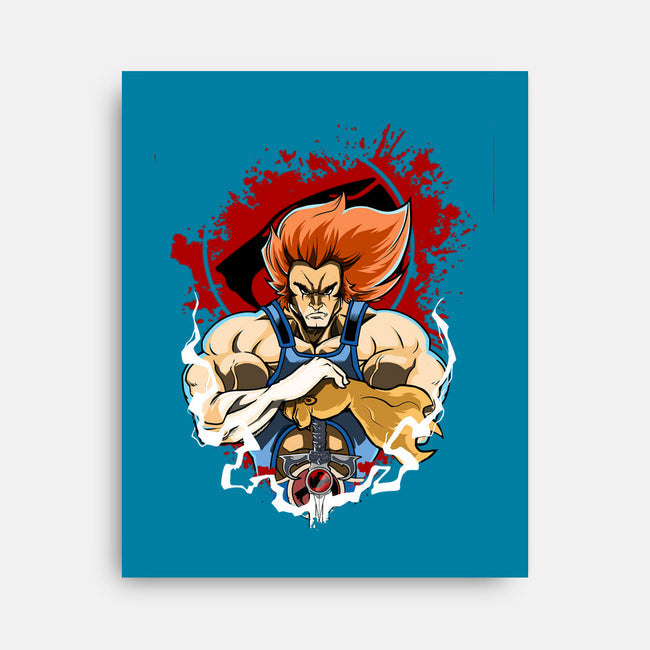 Lion-O The King-None-Stretched-Canvas-Diego Oliver