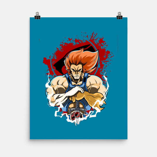 Lion-O The King-None-Matte-Poster-Diego Oliver