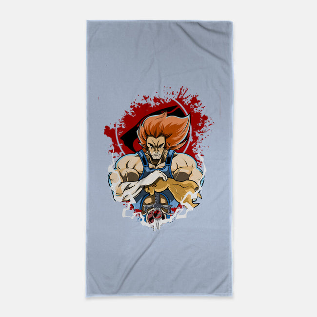 Lion-O The King-None-Beach-Towel-Diego Oliver