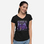 Let's Get Ready To Rumble-Womens-V-Neck-Tee-Boggs Nicolas