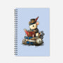 Steampunk Mouse Reader-None-Dot Grid-Notebook-NemiMakeit