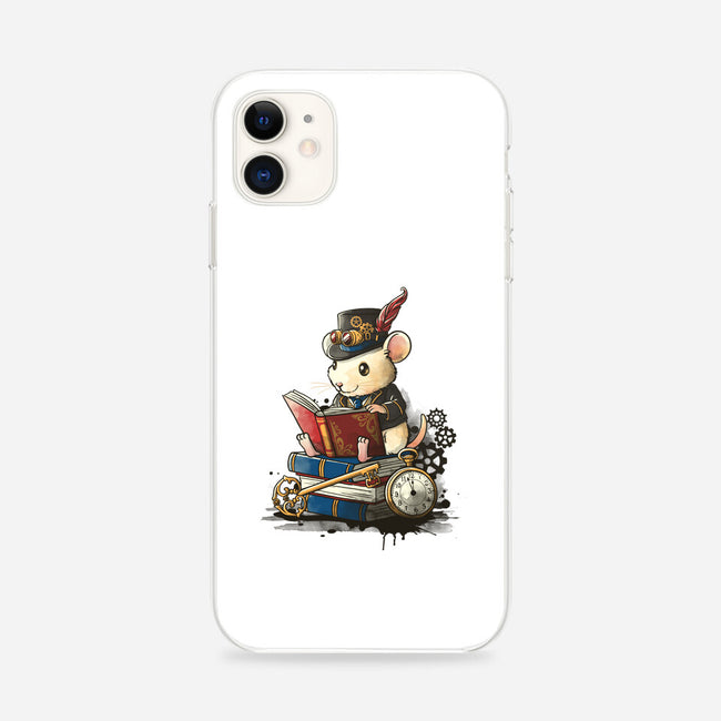 Steampunk Mouse Reader-iPhone-Snap-Phone Case-NemiMakeit