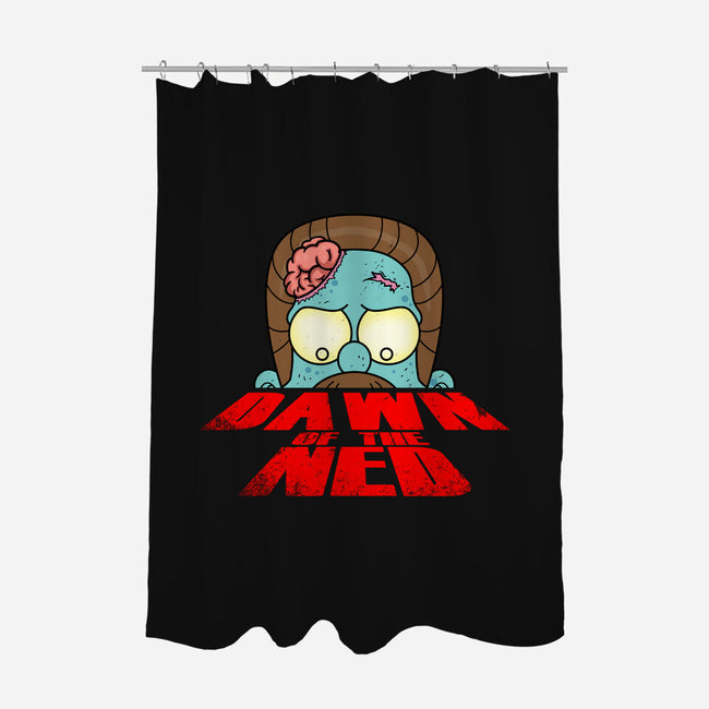 Dawn Of The Ned-None-Polyester-Shower Curtain-Boggs Nicolas