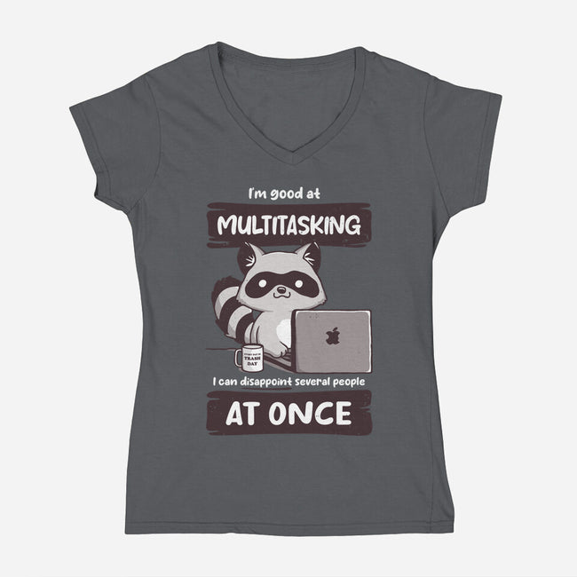 The Multitasker-Womens-V-Neck-Tee-retrodivision