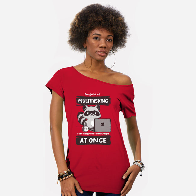 The Multitasker-Womens-Off Shoulder-Tee-retrodivision