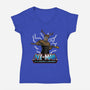 Masters Of Shrubbery-Womens-V-Neck-Tee-Boggs Nicolas