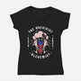 The Archivist Alchemist-Womens-V-Neck-Tee-Alundrart