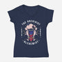 The Archivist Alchemist-Womens-V-Neck-Tee-Alundrart