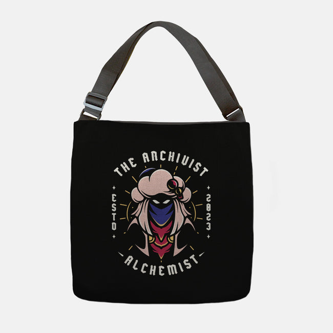 The Archivist Alchemist-None-Adjustable Tote-Bag-Alundrart