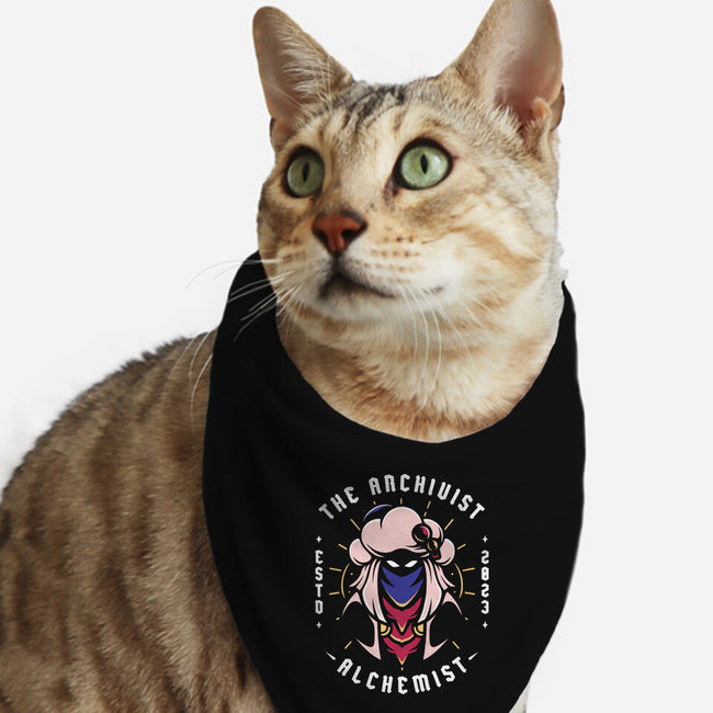 The Archivist Alchemist-Cat-Bandana-Pet Collar-Alundrart