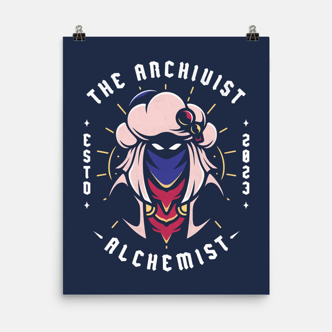 The Archivist Alchemist-None-Matte-Poster-Alundrart