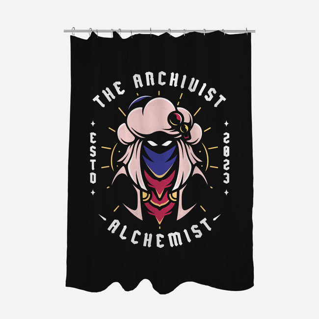 The Archivist Alchemist-None-Polyester-Shower Curtain-Alundrart