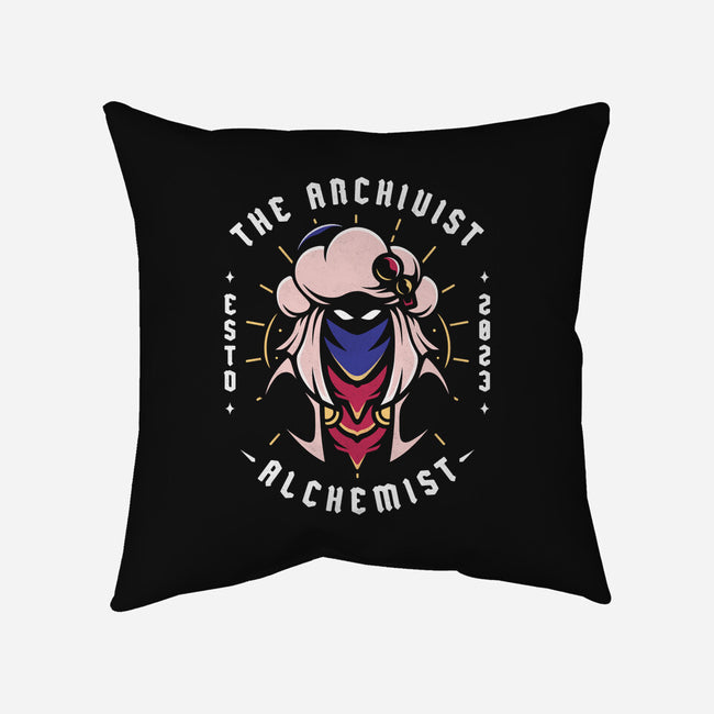 The Archivist Alchemist-None-Non-Removable Cover w Insert-Throw Pillow-Alundrart